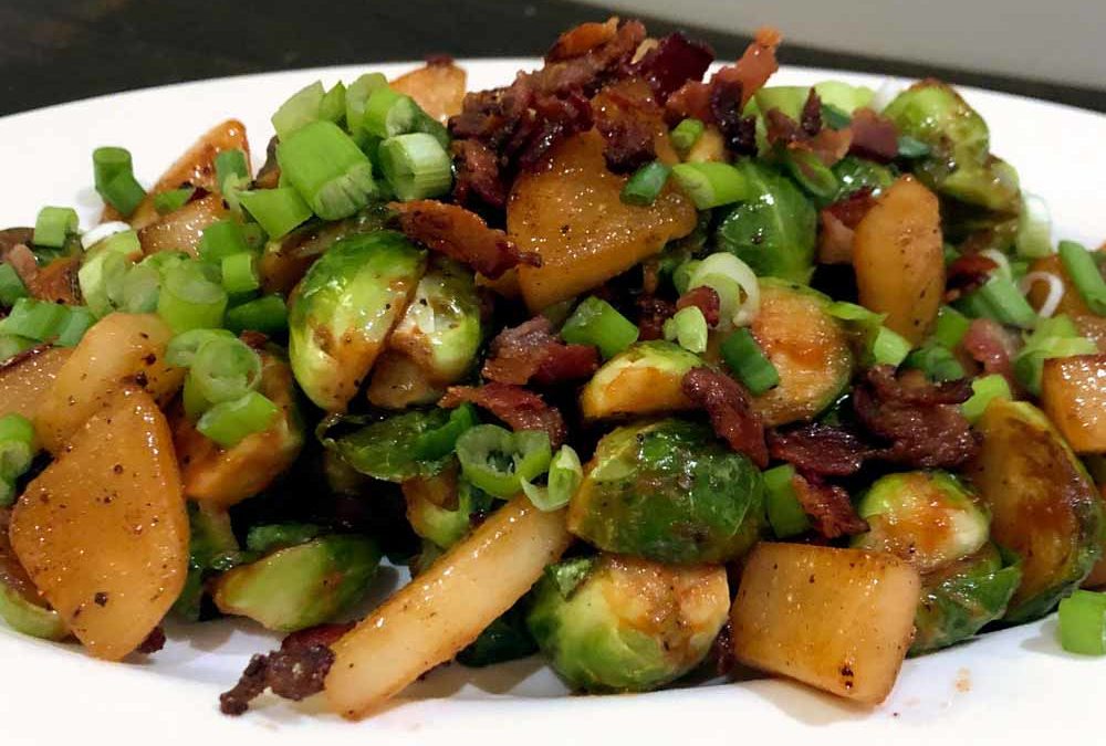 BBQ Brussels sprouts