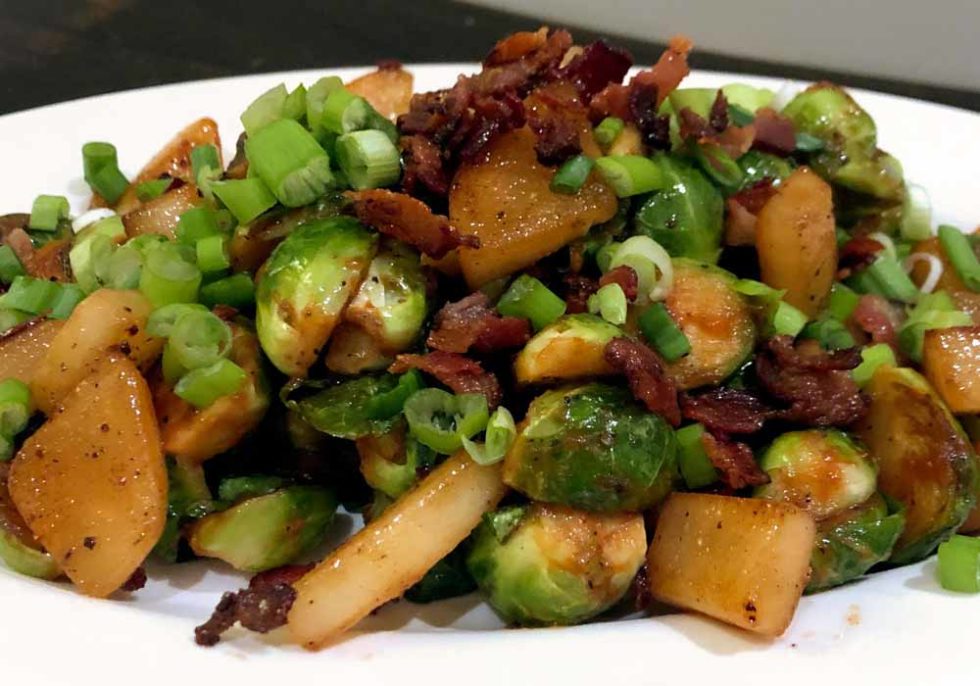BBQ Brussels sprouts